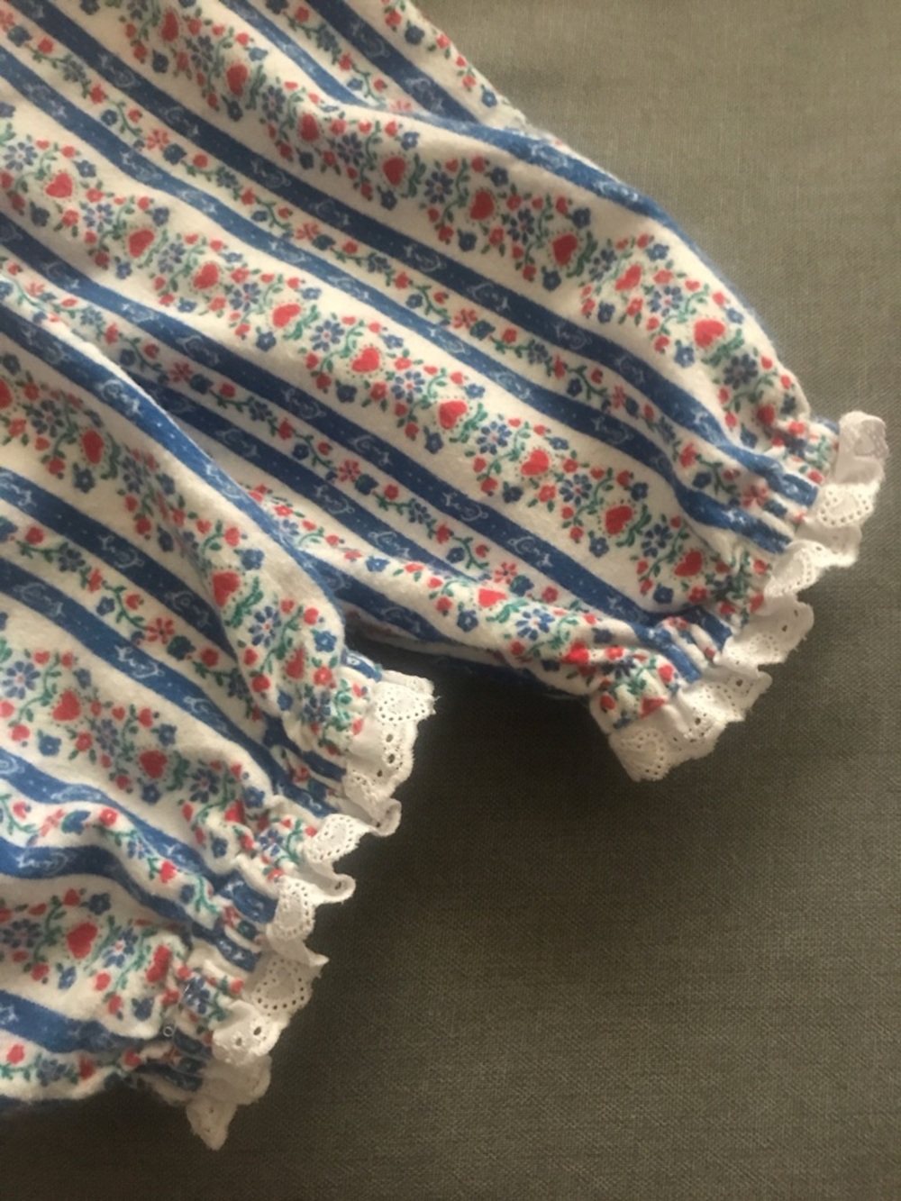 Vintage Cotton Lanz of Salzburg Flannel Nightgown - Picture 8 of 12